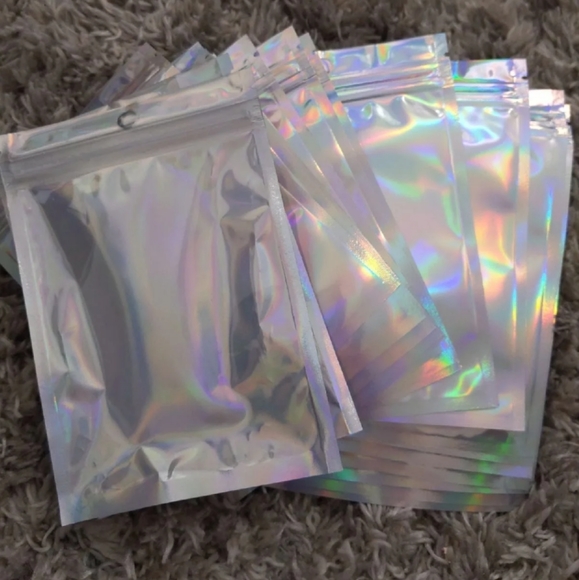 20 holographic zip bags - Picture 3 of 3